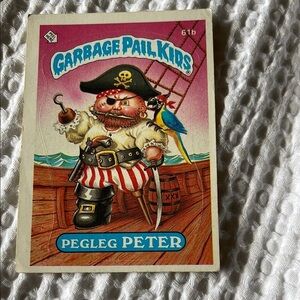 Garbage Pail Kids Pegleg Peter Trading Card